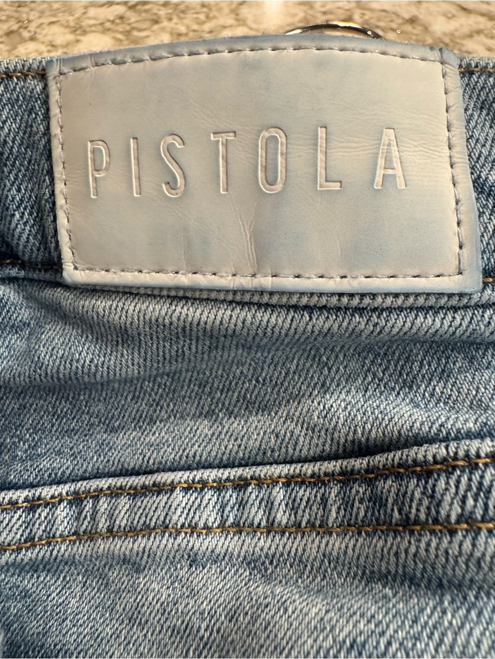 pistola Light Wash Flare Jeans - Picture 3 of 5
